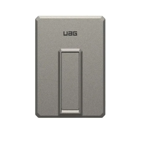 Ultra-Slim 5000mAh MagSafe Power Bank with Stand by UAG &ndash; Titanium